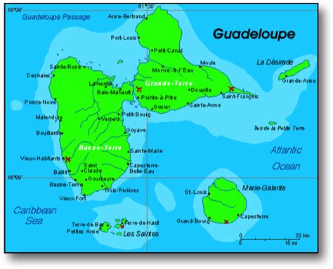 Guadeloupe Maps French Caribbean