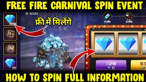 How to play free fire on pc? Free Fire New Carnival Spin Event Full information - YouTube
