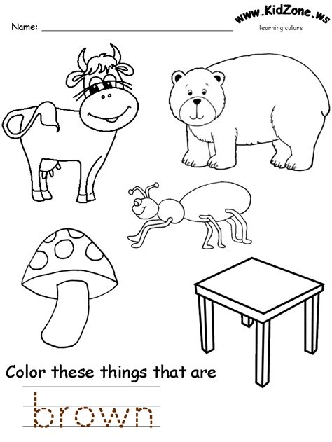 colors worksheets preschool pinterest worksheets activities
