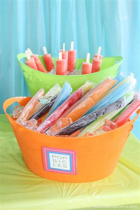 Host Your Own Popsicle Party Free Printable Pack Create Craft Love