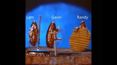 randy lam and gavin as cockroaches playing instruments youtube