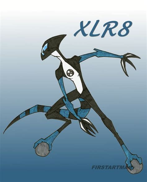 Xlr8 By Kjmarch Character Sketch Ben 10 Ben 10 Birthday Party