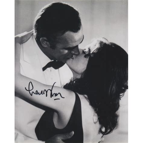 Lana Wood Signed James Bond Diamonds Are Forever 8x10