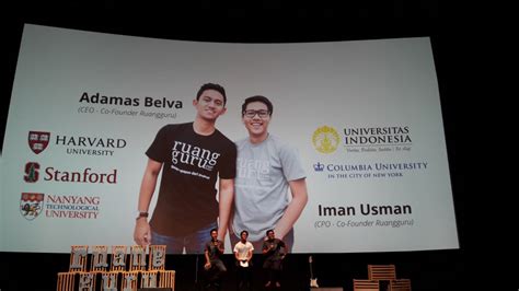 Adamas belva syah devara & ima. Pendiri Ruang Guru