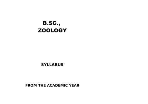 Bsc Zoology Morphology Taxonomy Of Angiosperms And Economic Botany