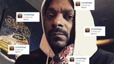 Meme generator, instant notifications, image/video download, achievements and many more! Snoop Dogg Wants to be a Meme | Snoop Dogg's Selfie "Memes" | Know Your Meme