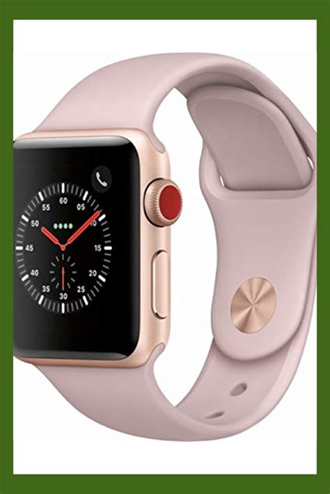 Apple Watch Series 3 – GPS – Rose Gold Aluminum Case with Pink Sand png image