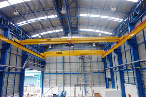 Electric Overhead Travelling Crane 5 Ton Bridge Crane Low Power