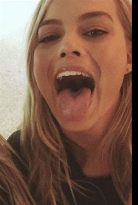 Margot Robbie Tongue Mikecarter