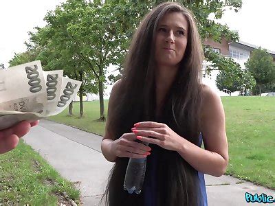 Unfearing Girl Lara Fox Fucks A Stranger In Public For Money