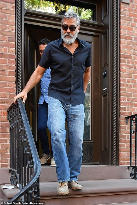 George clooney seemed to follow the latest trends in the 1980s, but something happened in the 1990s: George Clooney rocks a casual look while returning to NYC ...