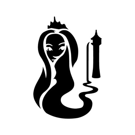 Rapunzel Silhouette At Getdrawings Free Download
