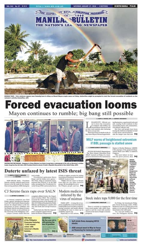 Asean Headlines Friday January 27 2018 Manilas The Philippine