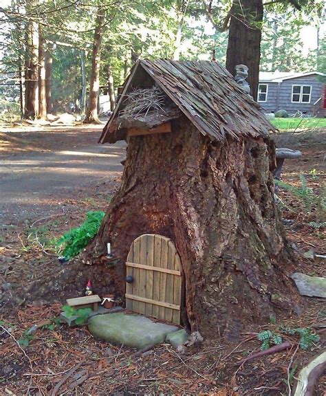 Create A Stunning Tree Stump Fairy House In 5 Easy Steps