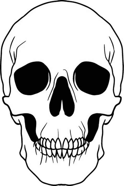 White Skull Svg File Skeleton Face Svg Gothic Skull Black Etsy