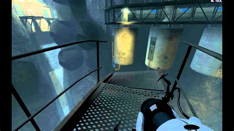 portal 2 walkthrough chapter 6 the fall old aperture science foyer let s play 1080p hd