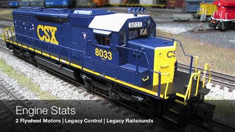 Lionel Csx Sd40 2 Wlegacy Youtube