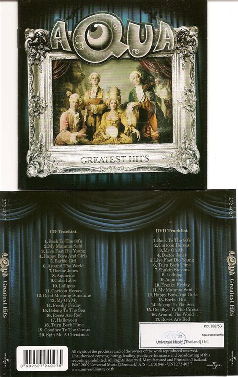 Aqua Greatest Hits 2009 Cd Discogs
