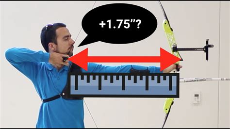 How To Find Your Correct Recurve Draw Length Youtube