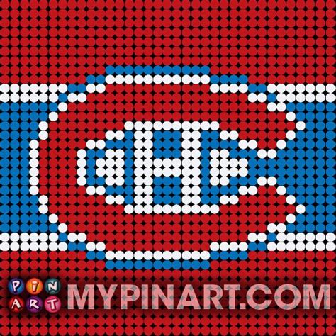 Montreal Canadiens Pushpin Art In 2020 Paper Quilt Push