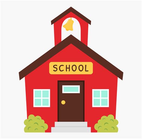 Preschool Building Clipart Schoolhouse Clipart Free Transparent