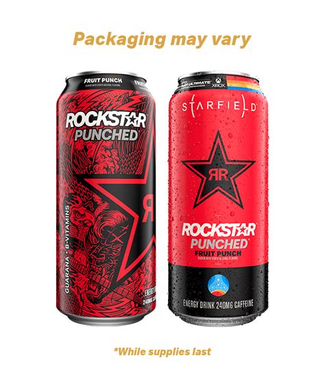Rockstar Energy Drink Punched Fruit Punch