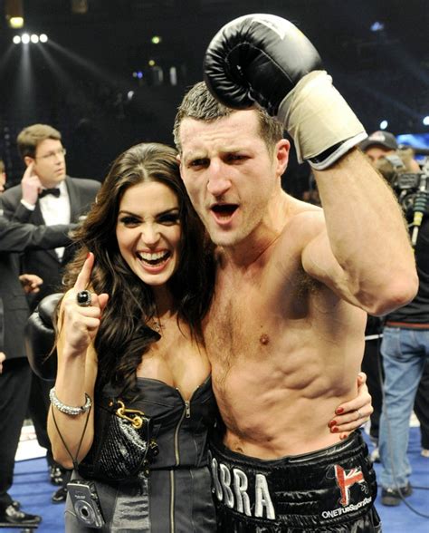 Photos British Carl The Cobra Froch Celebrates With His Wife