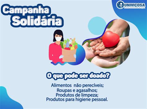 Participe Da Campanha Solidária E Faça Sua Doação Univiçosa Centro