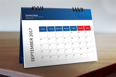 Desk Calendar Template For 2020 Desk Calendar Template Desk Calendar