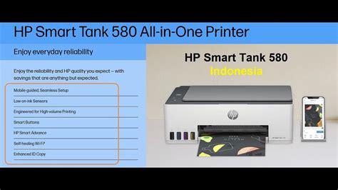 Hp Smart Tank 580 Indonesia Youtube