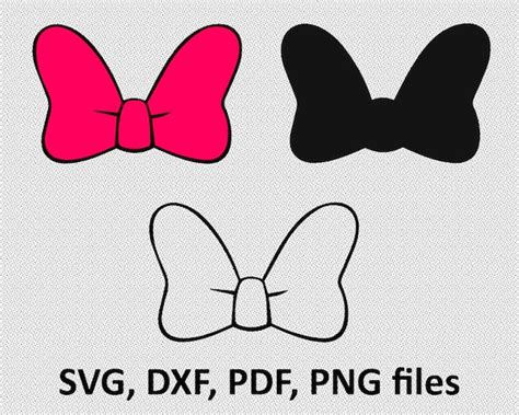 Minnie Mouse Bow Silhouette Svg Posted By Sarah Walker