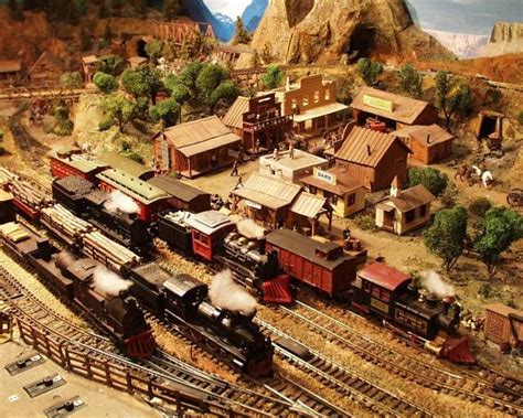 Model Railroad Layout Photos The Great Wild West Model Railway Pix 1