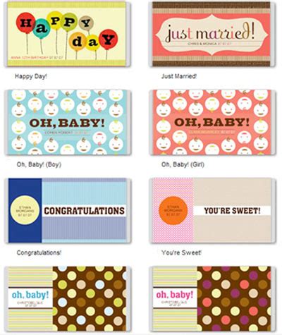 Fully personalize them with your own text on both the front & back. Free Printable Custom Candy Bar Covers