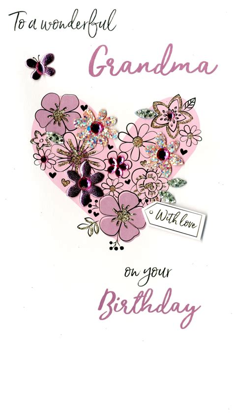 Birthday Cards For Grandma Printable Web Shell Enjoy Her Card Over And Over On Her Birthday