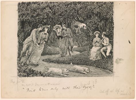 George Du Maurier Rink To Me Only With Thine Eyes Drawings Online The Morgan Library And Museum