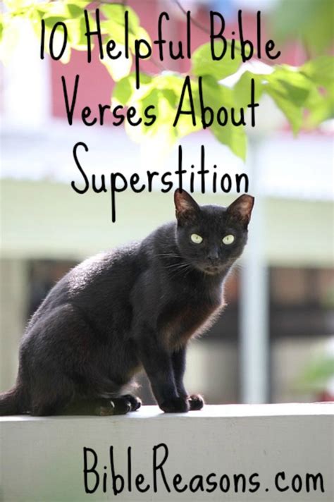 And if you don't believe it.i have a bible that i regularly use and the pages are dog eared on it! 10 Helpful Bible Verses About Superstition (Shocking Truths)