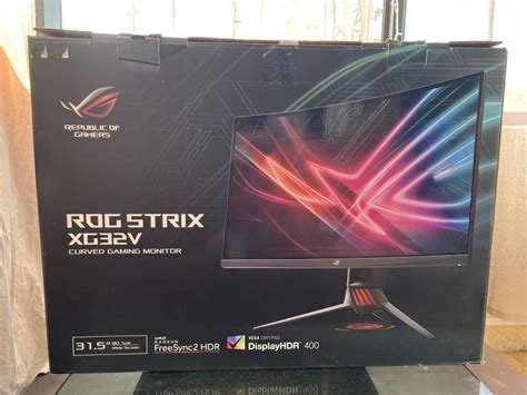 Moniteur Gaming Incurv Curved Gaming Monitor Asus Rog Strix Xg