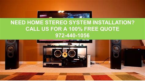 Home Stereo System Installation Dallas Tx 972 818 5512 Home Theater