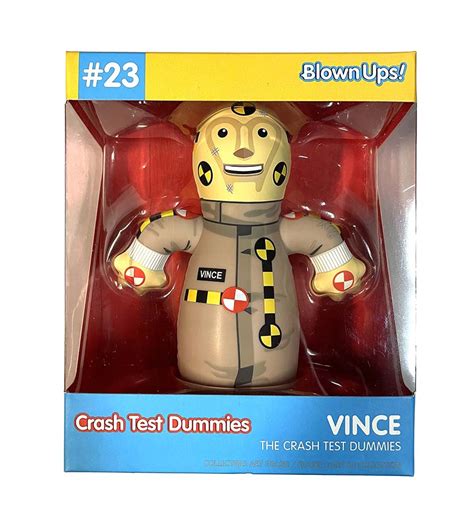 Crash Test Dummies Blownups Vince Collectible Art Figure Visiontoys