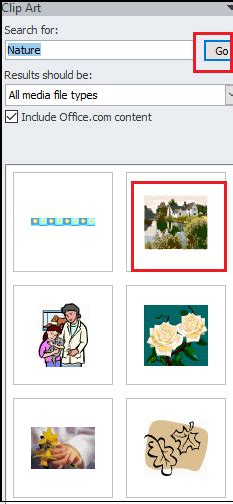 How To Add Clip Art To Word Document Javatpoint