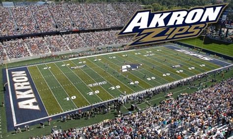 It is a large institution with an enrollment of 12,408 undergraduate students. $10 for One Reserved-Level Ticket to an Akron Zips ...