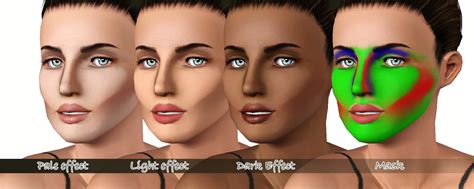 Mod The Sims Full Face Contouring Blush