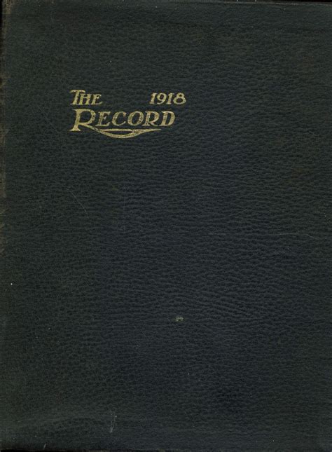 1918 Yearbook From West Philadelphia High School From Philadelphia