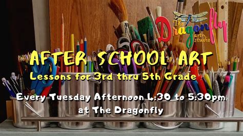 After School Art Lessons 3rd Through 5th Grade The Dragonfly Art Studio