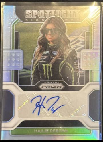 Hailie Deegan Ss Hd Prices 2022 Panini Prizm Nascar Spotlight