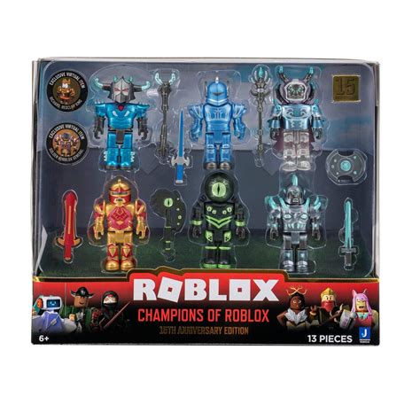 Jazwares Roblox Champions Of Roblox 15th Anniversary Edition Character Set