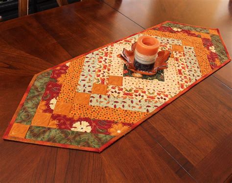 Autumn Braid Table Runner Quilt I Like The Colors And Style For A Fast