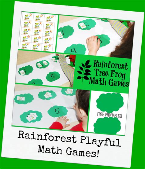 Preschoolers adore baking, cooking, and mixing up a batch of cookies to eat. Rainforest Tree Frog Math Games for Preschoolers! • The ...