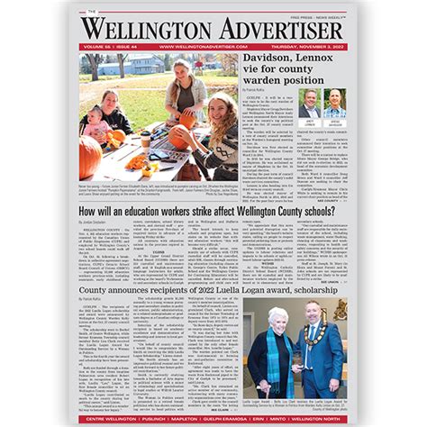 November 3rd 2022 Wellington Advertiser
