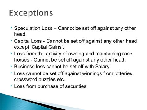 Unabsorbed capital allowances can be carried forward indefinitely to be utilised against income from the same business source. Set off-and-carry-forward-of-losses-bose